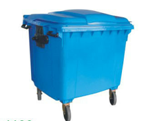 1100L Plastic waste bin